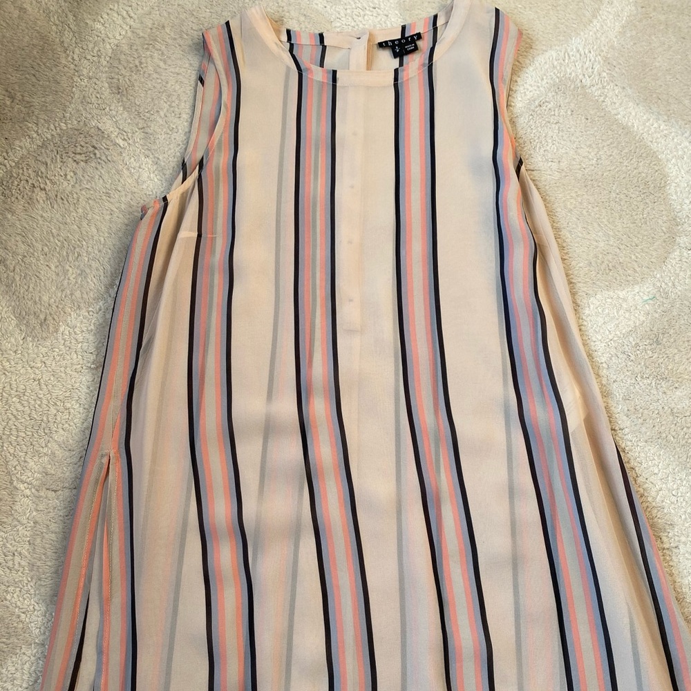 Theory silk tank top.